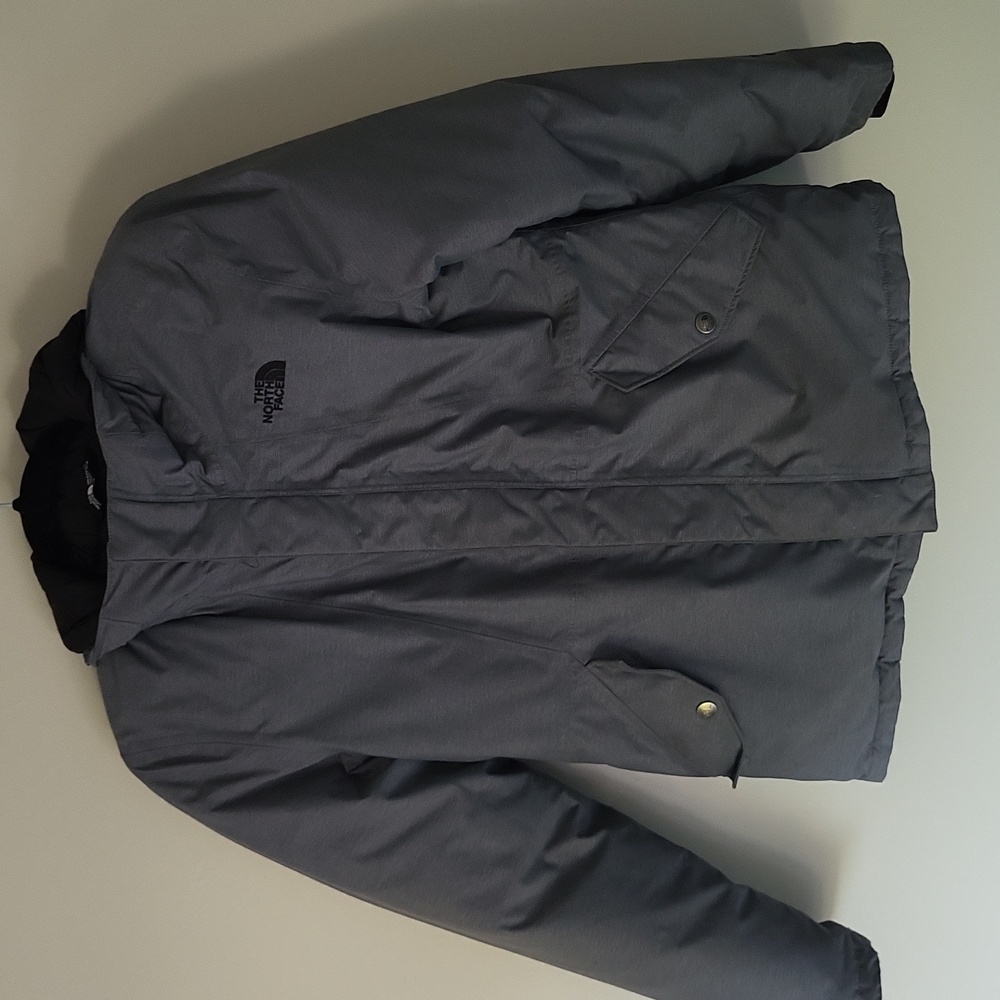 The North Face Girls Greenland 550 Down Jacket Gray Large